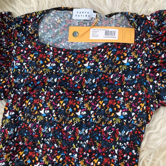 Tanya Taylor Effie Printed Jersey Dress - Picture 9 of 12